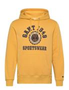 Front Graphic Sweat Hoodie Tops Sweat-shirts & Hoodies Hoodies Yellow ...