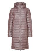 Lohja Longer Puffer Jacket W3T3 Fôret Kåpe Pink Rains