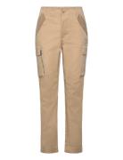 Cotton Sateen Cargo Pant Bottoms Trousers Cargo Pants Beige Lauren Ral...