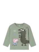 Nmmabrum Peppapig Ls Nreg Top Cplg Tops T-shirts Long-sleeved T-shirts...