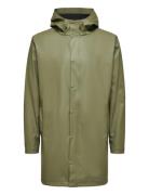 Slhmagnus Rain Jkt Outerwear Rainwear Rain Coats Green Selected Homme