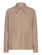 Kiala-M Tops Overshirts Beige MbyM