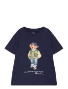 Polo Bear Cotton Jersey Tee Tops T-shirts Short-sleeved Navy Ralph Lau...