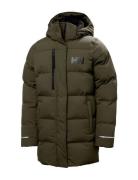 Jr Girl Adore Puffy Parka Fôret Jakke Khaki Green Helly Hansen