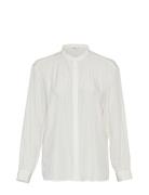 Mschmiranda Shirt Tops Shirts Long-sleeved Cream MSCH Copenhagen