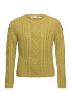 Tano Tops Knitwear Pullovers Yellow MarMar Copenhagen