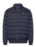 Funnel Neck Wadded Jacket Fôret Jakke Navy Lyle & Scott