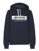 W Musto Hoodie 2.0 Tops Sweat-shirts & Hoodies Hoodies Blue Musto