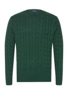 5/1 Roving Cotton-Lsl-Plo Designers Knitwear Round Necks Green Polo Ra...