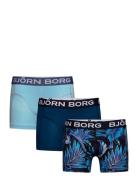 Core Boxer 3P Night & Underwear Underwear Underpants Blue Björn Borg