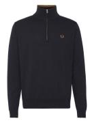 Classic Half Zip Jumper Tops Knitwear Half Zip Jumpers Navy Fred Perry