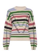 Objtuja Knit L/S Oz Pullover 134 Tops Knitwear Jumpers Multi/patterned...