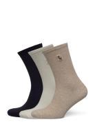 Bci Cotton-Classic Flat Knit Lingerie Socks Regular Socks Beige Polo R...