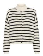 Alphagz Short Cardigan Noos Tops Knitwear Cardigans Cream Gestuz