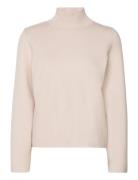 Objreynard Square Sleeve Pullover Noos Tops Knitwear Jumpers Beige Obj...