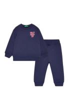 Set Sweater+Trousers Tops Sweat-shirts & Hoodies Sweat-shirts Navy Uni...