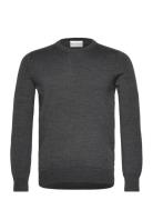 Bs Jupiter Regular Fit Knitwear Tops Knitwear Round Necks Grey Bruun &...