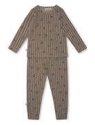 Melvin Homewear Set Pyjamas Sett Brown That's Mine