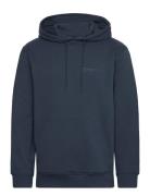 Institutional Hoodie Tops Sweat-shirts & Hoodies Hoodies Navy Calvin K...