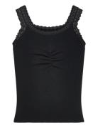Organic Top Tops T-shirts Sleeveless Black Rosemunde Kids