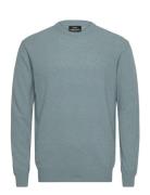 Eco Wool Karsten Knit Tops Knitwear Round Necks Blue Mads Nørgaard