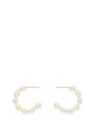 Maya Accessories Jewellery Earrings Hoops White Nuni Copenhagen