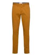 Slim Twill Chinos Bottoms Trousers Chinos Yellow GANT