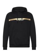 Authentic Hoodie Tops Sweat-shirts & Hoodies Hoodies Black BOSS