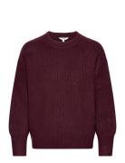 Gillian Tops Knitwear Jumpers Burgundy MbyM