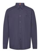 Relegant_6_M Tops Shirts Casual Navy BOSS