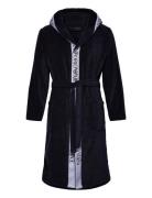 Men's Woven Bathrobe Morgenkåpe Badekåpe Navy Emporio Armani