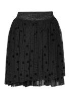 Skirt W. Flock Dresses & Skirts Skirts Short Skirts Black Minymo