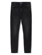 Kobalec Tapered Wb Jeans Noos Bottoms Jeans Regular Jeans Black Kids O...