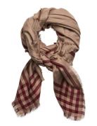 Th Naval Square Accessories Scarves Lightweight Scarves Beige Tommy Hi...