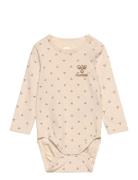 Hmlbeesy Body L/S Bodies Long-sleeved Beige Hummel