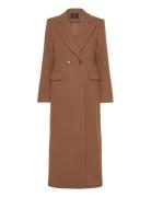 Coat Sam Ullfrakk Frakk Brown Lindex