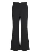 Casual Trousers Bottoms Trousers Flared Black Rosemunde