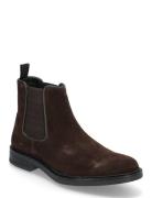 Bs Boot Shoes Støvletter Chelsea Boot Brown Bruun & Stengade