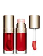 Lip Comfort Oil 08 Strawberry Lipgloss Sminke Red Clarins