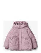 Puffer Jacket Karla Fôret Jakke Pink Wheat