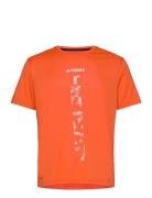 Agr Shirt Sport T-shirts Short-sleeved Orange Adidas Terrex