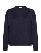 Bay Cardigan Night Sky Tops Knitwear Cardigans Navy Movesgood