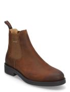 Prepdale Chelsea Boot Støvletter Chelsea Boot Brown GANT