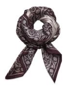 Silk Scarf Accessories Scarves Lightweight Scarves Brown MAUD