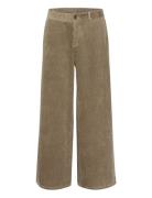 Cuklay Pants Bottoms Trousers Wide Leg Beige Culture