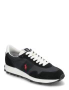 Prl Trail 100 Suede & Oxford Sneaker Lave Sneakers Black Polo Ralph La...