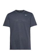 Impulse Core Tee Tops T-shirts Short-sleeved Blue Mizuno