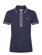 Performance Veronica Polo Tops T-shirts & Tops Polos Navy Original Pen...