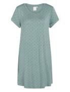 Nicole Shortsleeved Dress Nattkjole Green CCDK Copenhagen