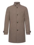 Jjemelton Wool Coat Sn Ullfrakk Frakk Brown Jack & J S